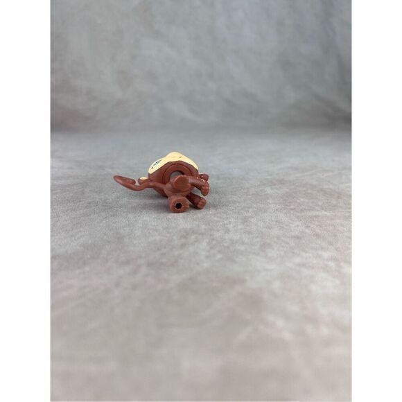 Littlest Pet Shop LPS Brown Monkey with Blue Teardrop Eyes 485 - Picture 5 of 6